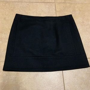 J.Crew Black Wool Skirt Size 6